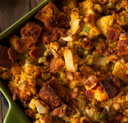 Breakfast Casserole with Leftover Corn Bread